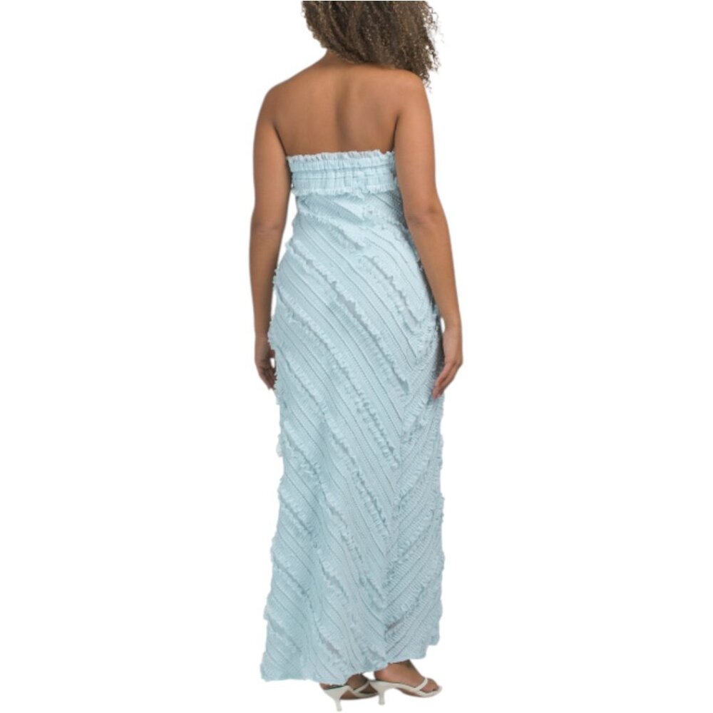 ENDLESS ROSE Strapless Ruffled Maxi Dress - Picture 2 of 5